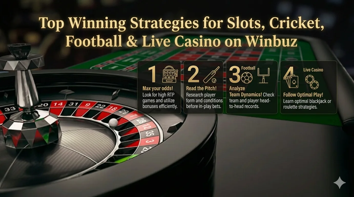 Winbuz casino and sports strategies slots cricket football live casino tips